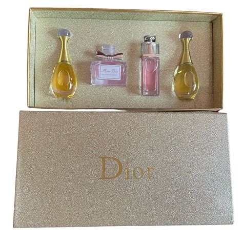 miss dior miniature perfume set|Miss Dior cherie gift set.